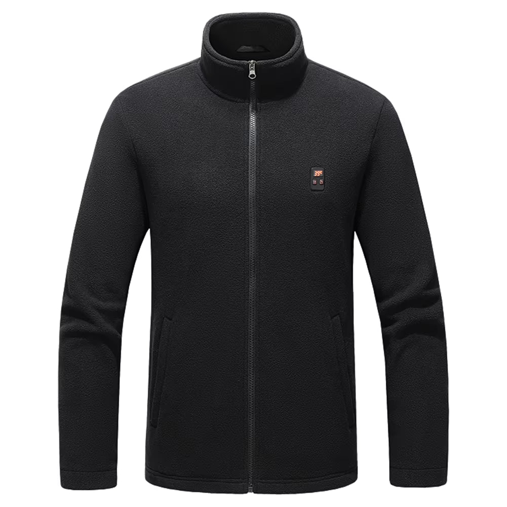 9 Heated Area Heated Jacket USB Charging Heated Insulated Jackets Waterproof Heated Zip up Coat 3 Gear Temperature for Men Women