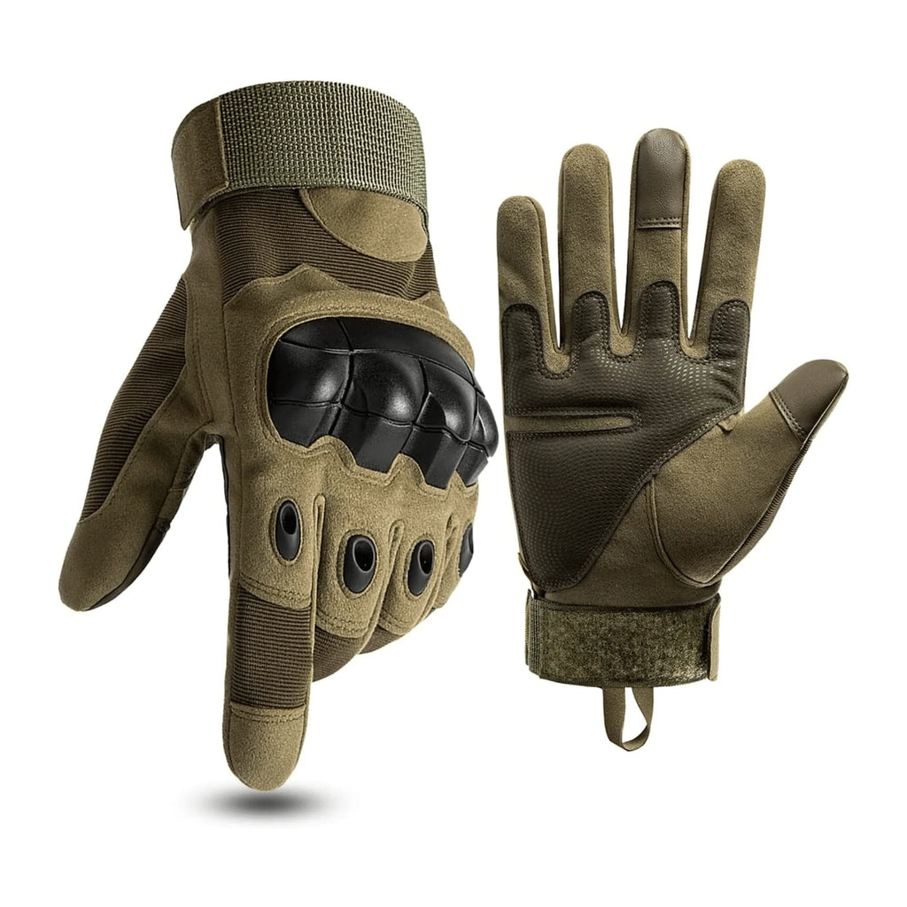 Jupitergear Tactical Military Airsoft Gloves for Outdoor Sports, Paintball, and Motorcycling with Touchscreen Fingertip Capability