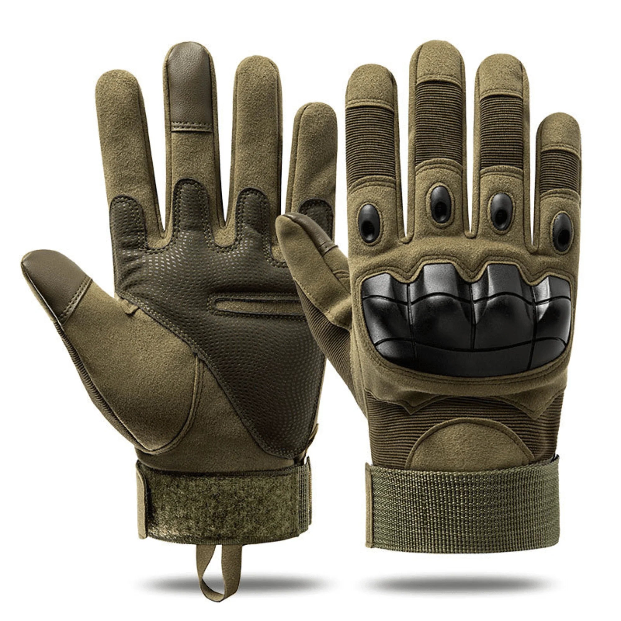 Jupitergear Tactical Military Airsoft Gloves for Outdoor Sports, Paintball, and Motorcycling with Touchscreen Fingertip Capability