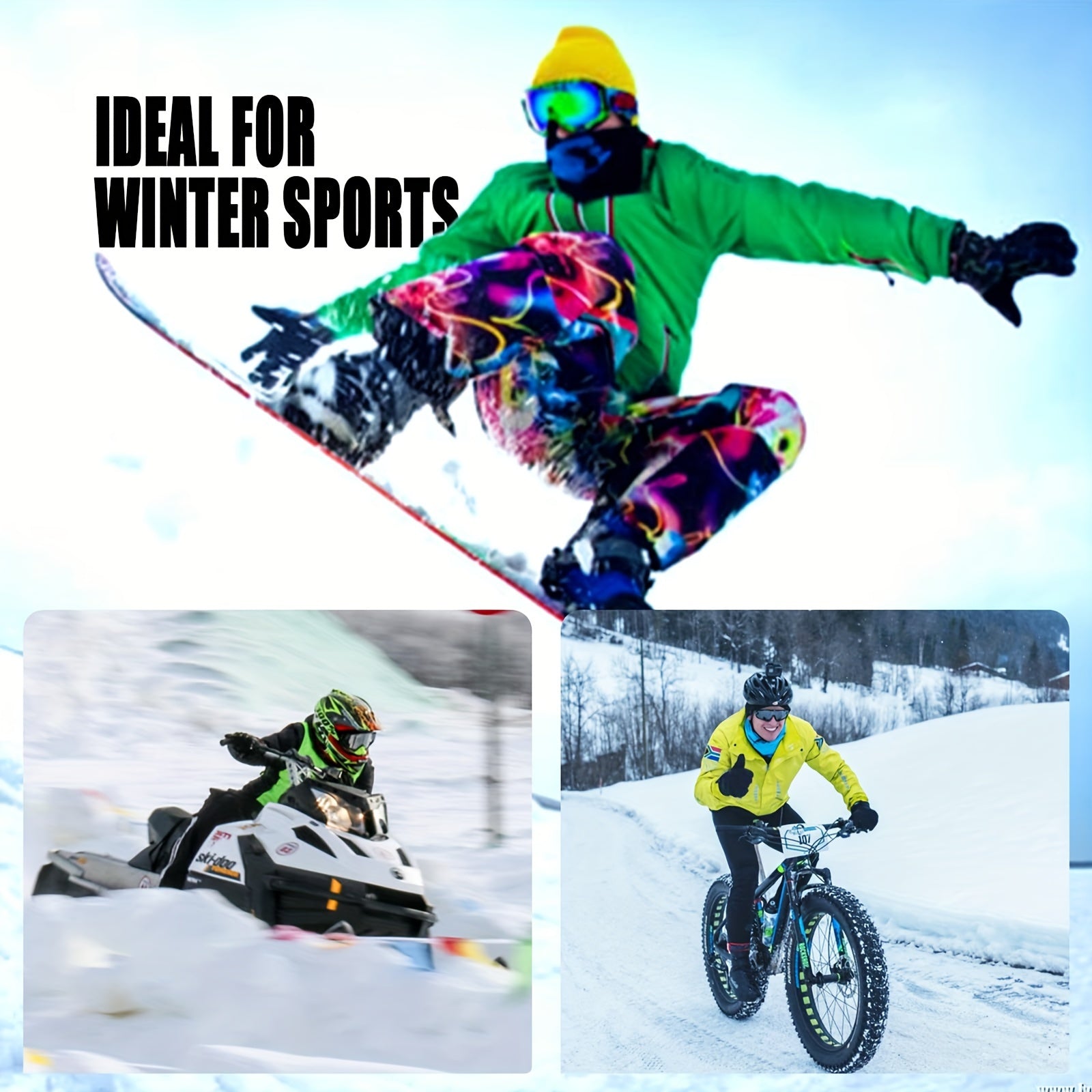 Heated Gloves, Rechargeable Electric Heated Gloves For Men Women, Winter Touchscreen Gloves For Skiing Hiking Riding