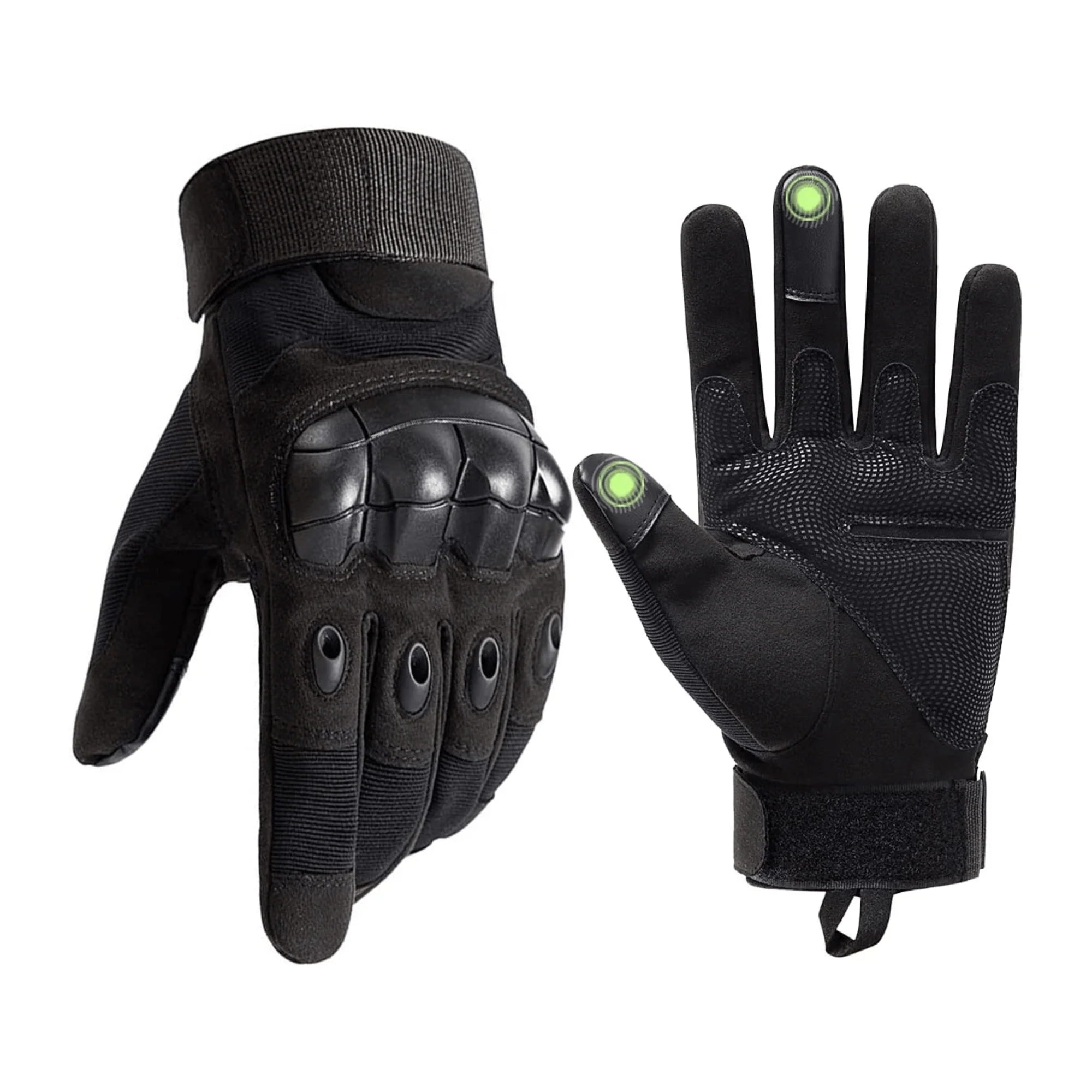 Jupitergear Tactical Military Airsoft Gloves for Outdoor Sports, Paintball, and Motorcycling with Touchscreen Fingertip Capability